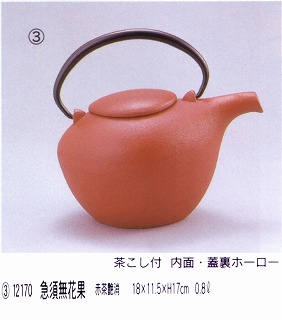 12170鉄瓶急須無花果赤茶艶消