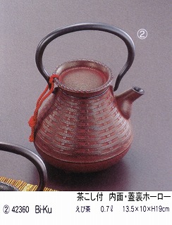 42360鉄瓶急須BIKUえび茶