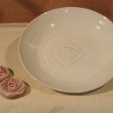 かずみ窯　ローズ５号丸皿　/　ローズ箸置き