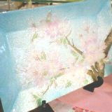 七宝焼の飾り皿 桜