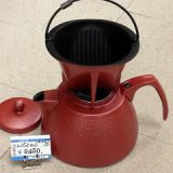 南部鉄器のコーヒーポットとドリッパーのセット